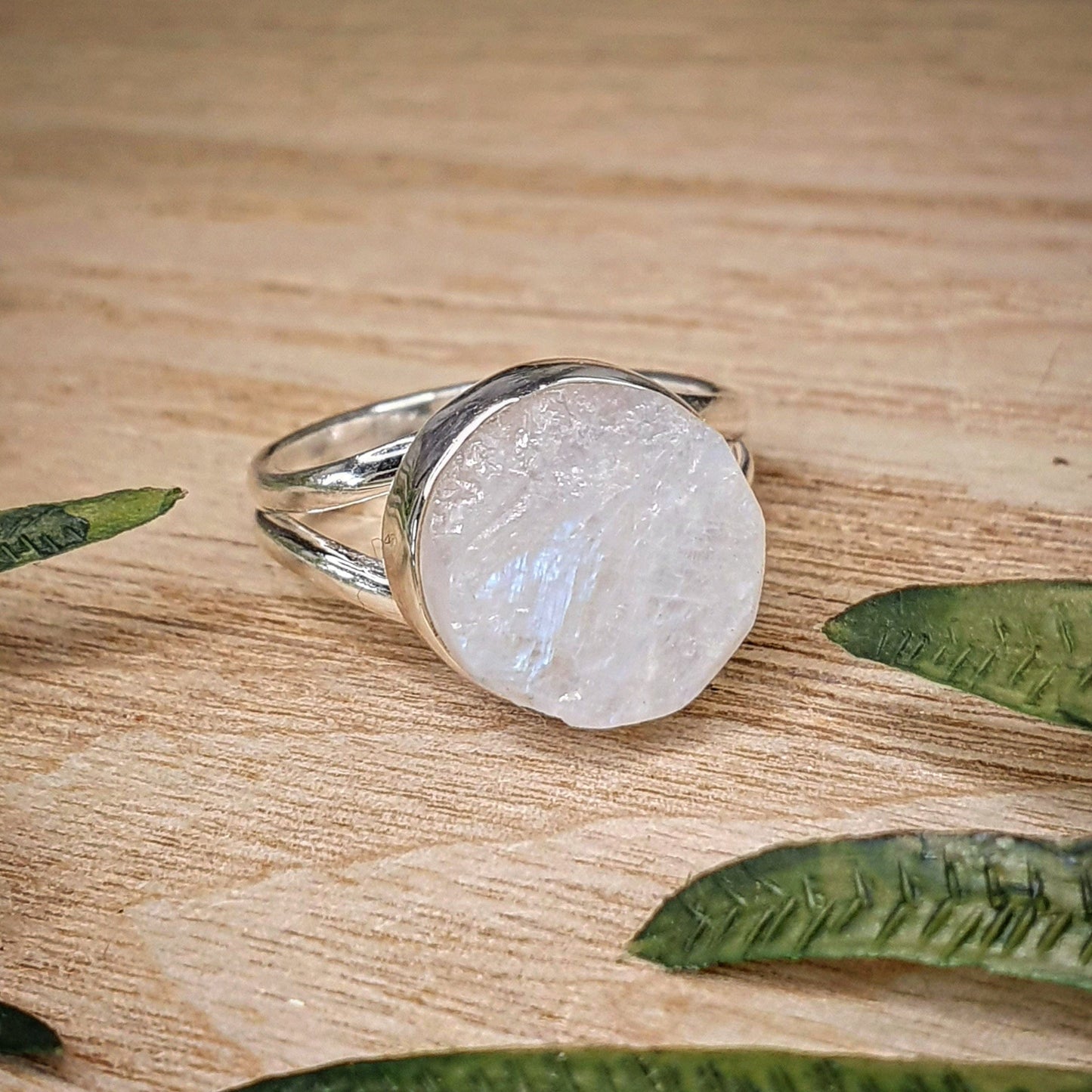 Moonstone Ring - Size 7 / O (ZX046)