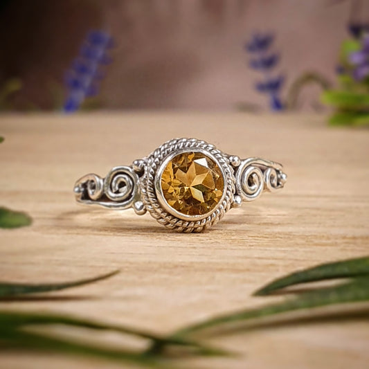 Citrine Ring - Size 9.5/T