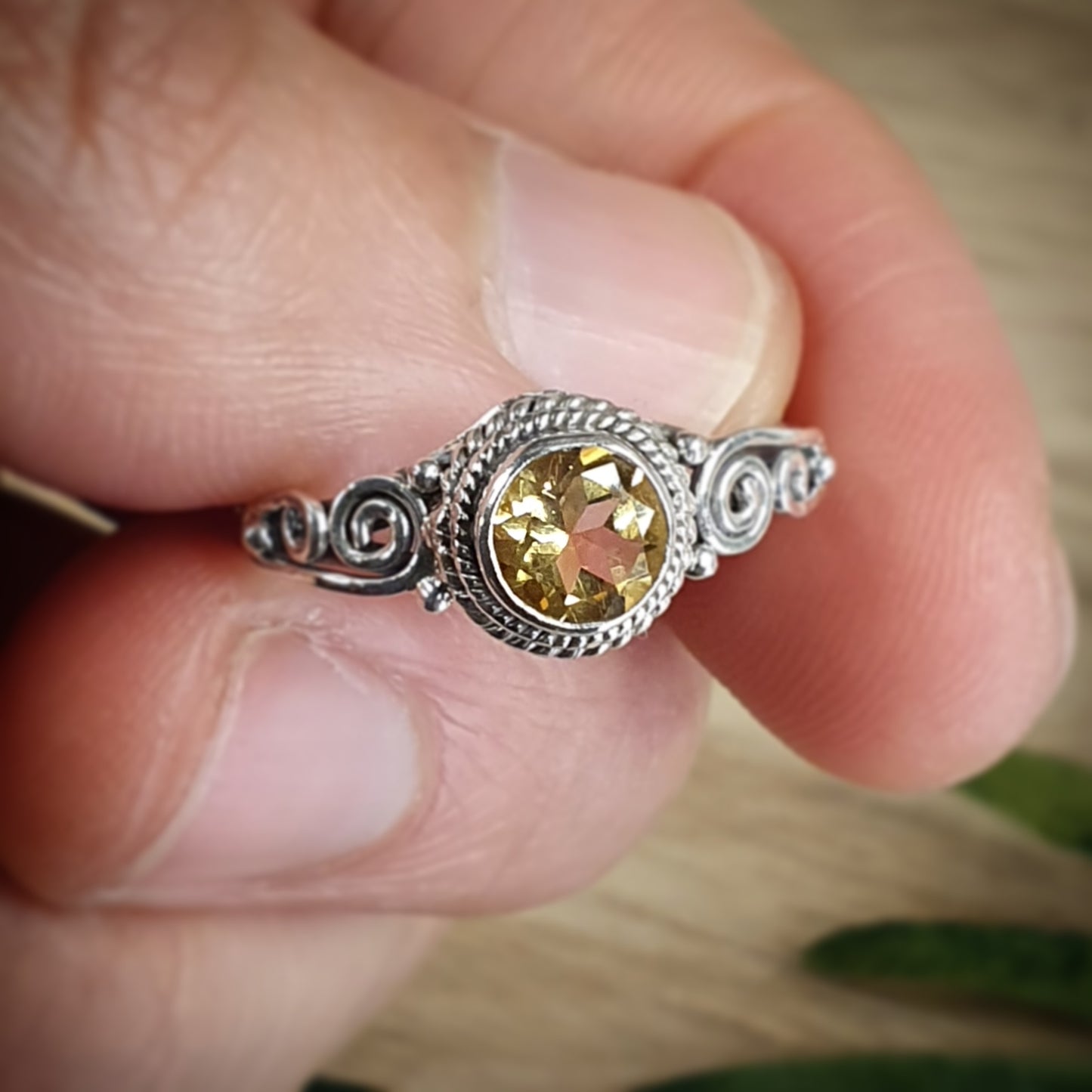 Citrine Ring - Size 9.5/T