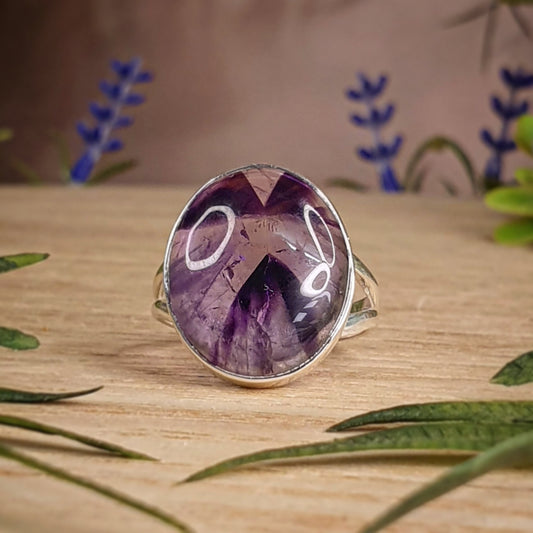 Amethyst Ring - Size 9 (zx226)