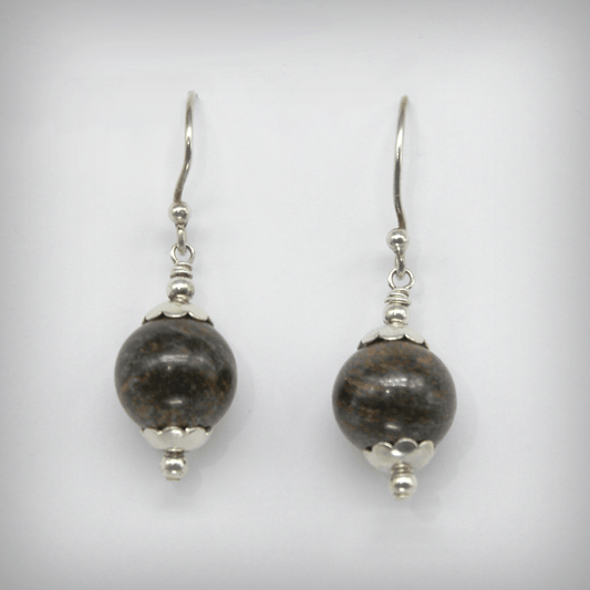 Bronzite Earrings - ON SALE