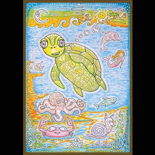 The Happy Turtle (Poster)